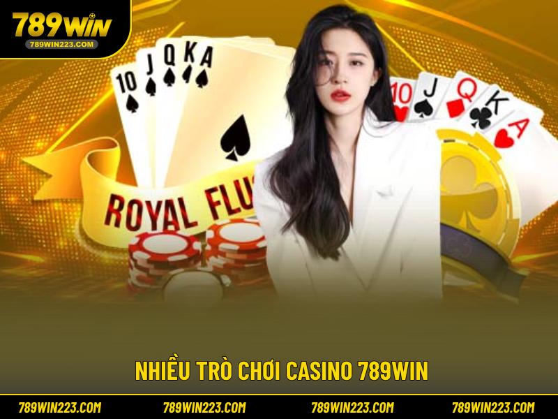 Nhiều trò chơi Casino 789WIN
