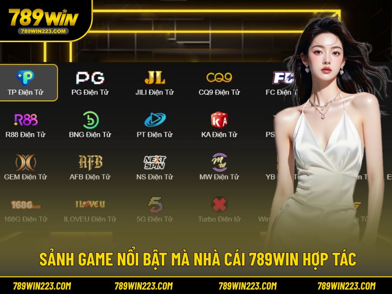 789WIN hợp tác cùng với các nhà phát hành game hàng đầu